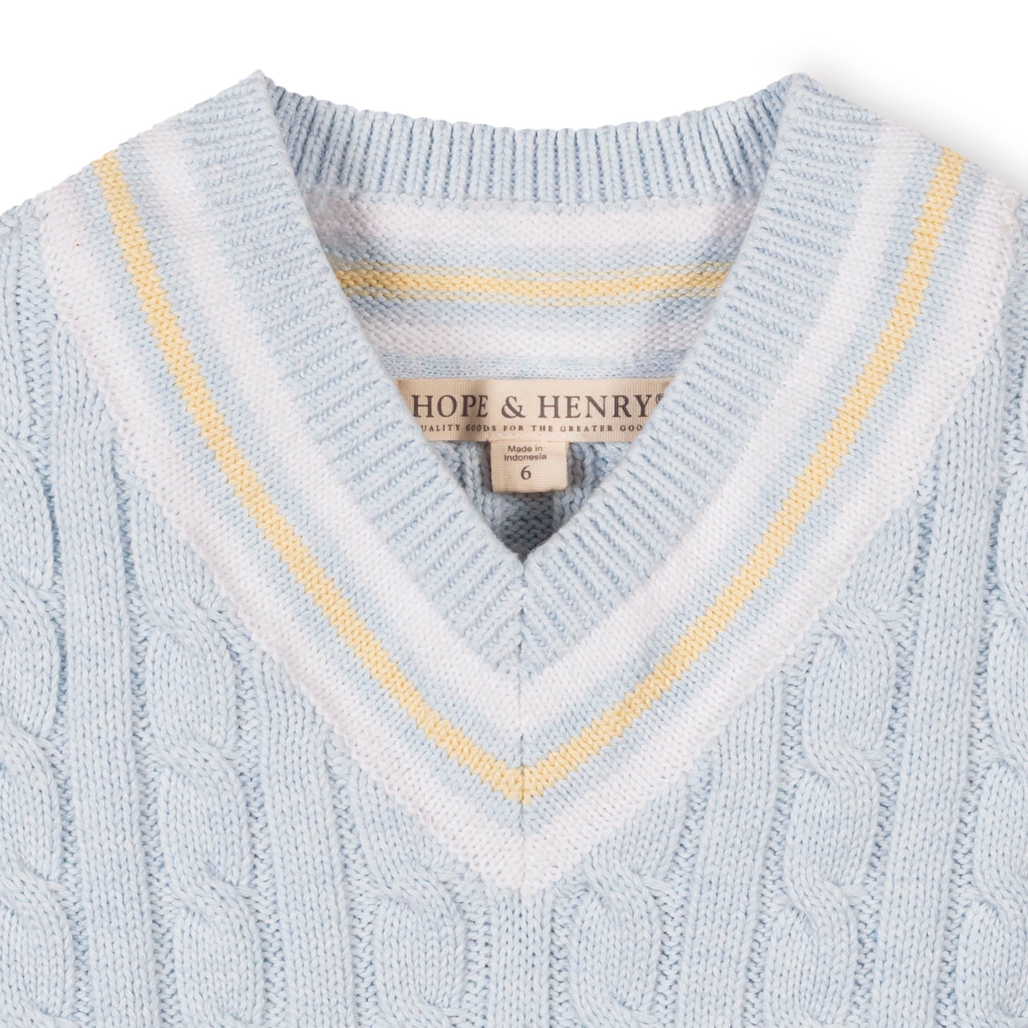 Organic Cricket Sweater Vest