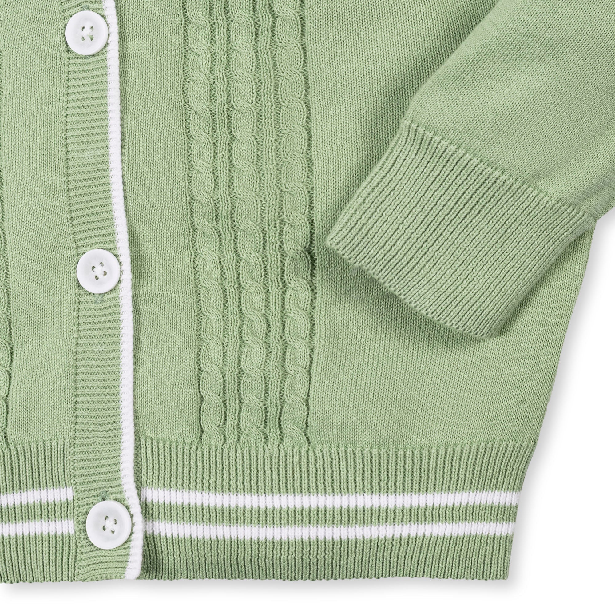 Organic Cable Cardigan