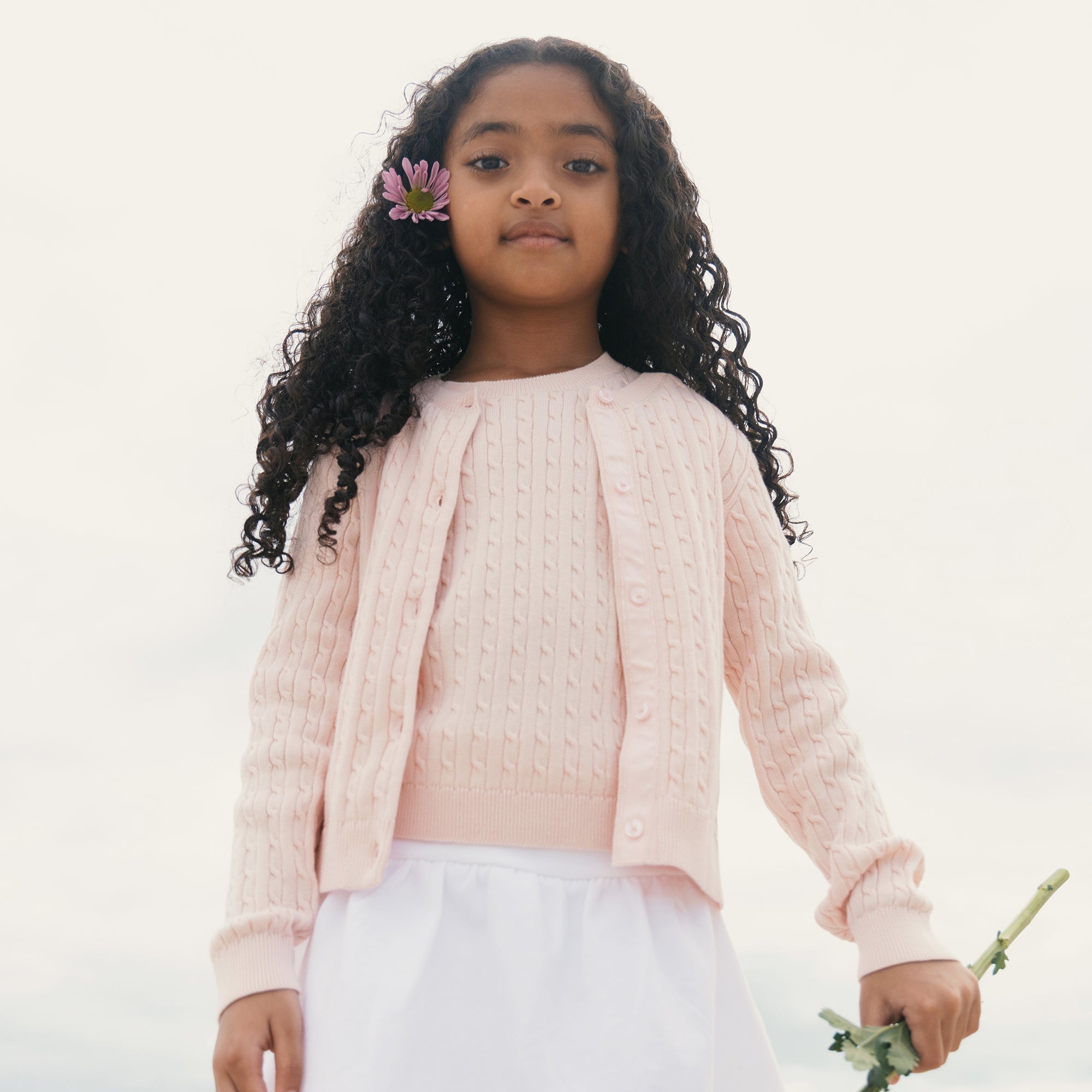 Organic Classic Cable Cardigan