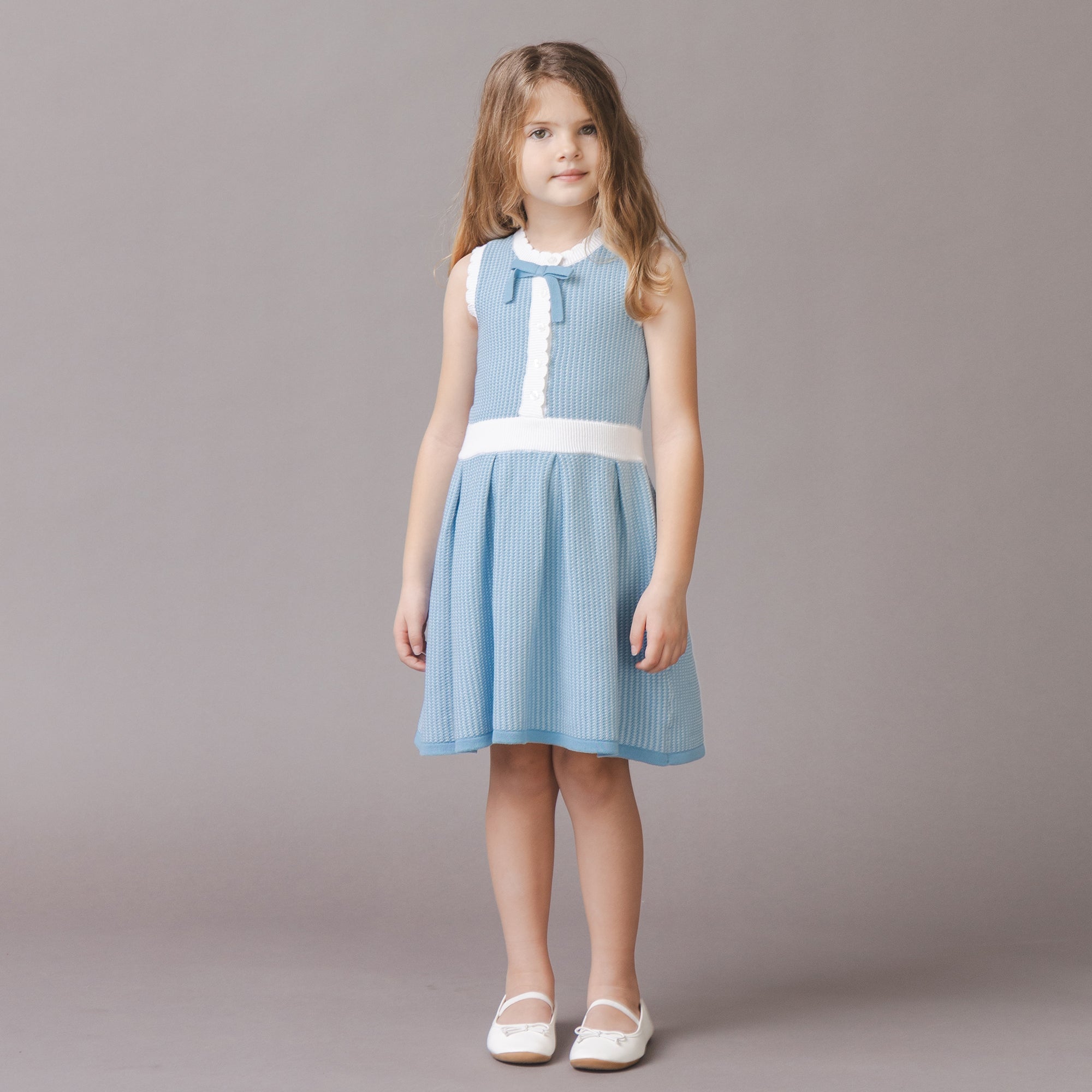 Organic Button Front Tank Sweater Dress
