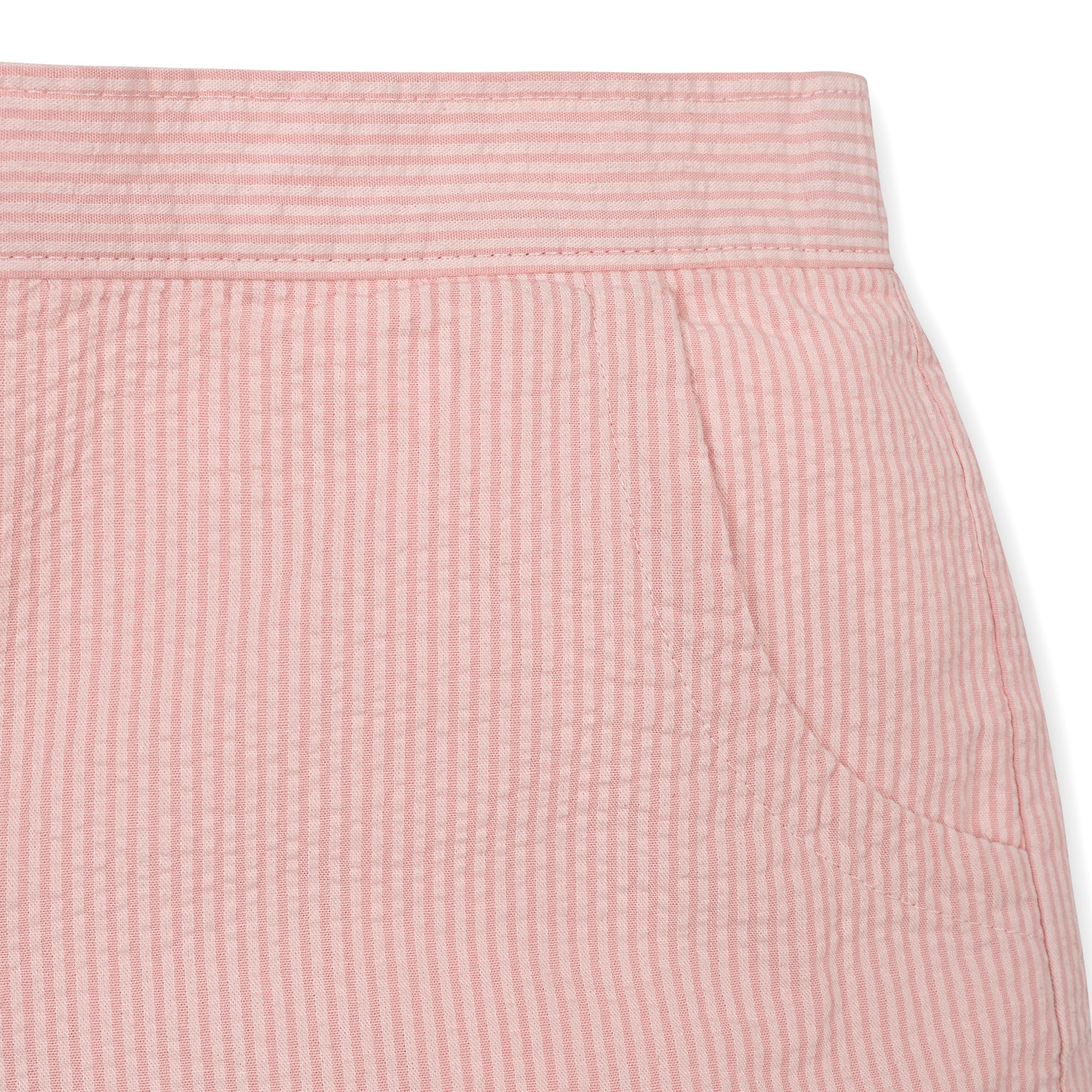 Organic Seersucker Pull-on Short