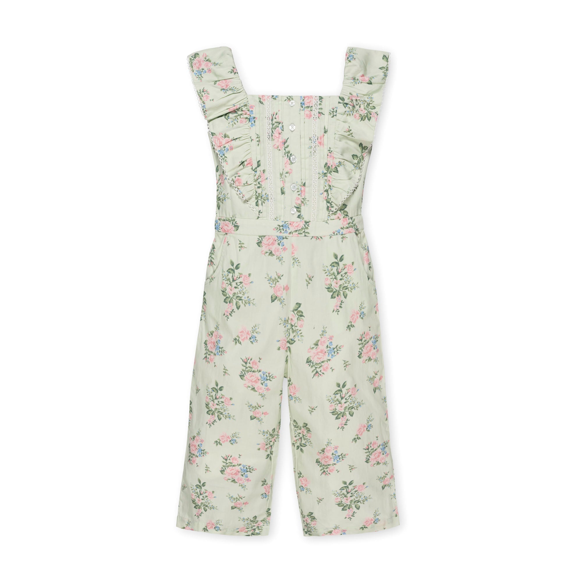 Organic Flutter Sleeve Jumpsuit
