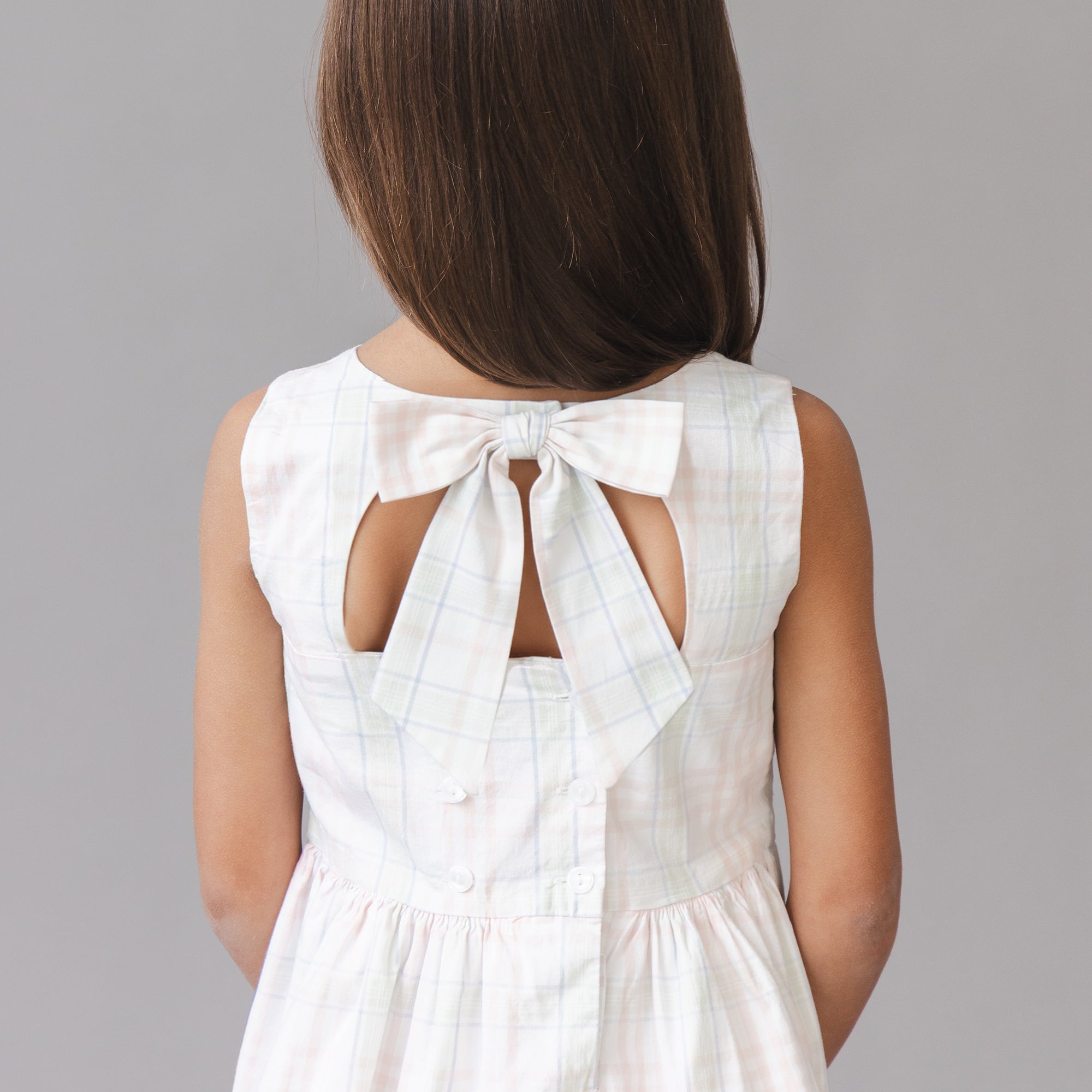 Organic Button Back Party Dress