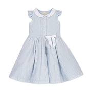Linen Dress With Peter Pan Collar