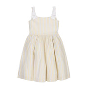 Linen Bow Shoulder Dress