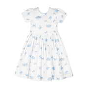 Organic Puff Sleeve Sateen Dress