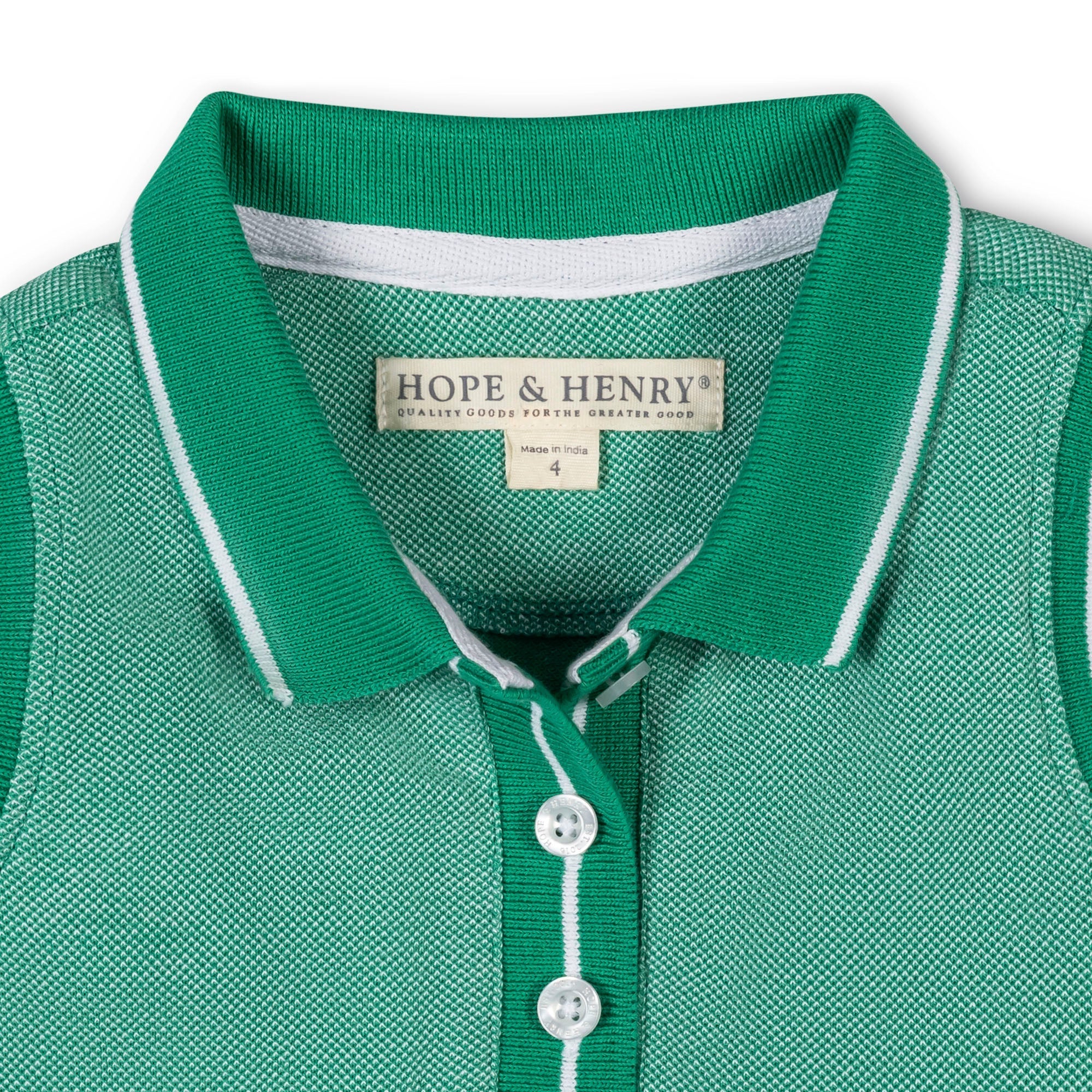 Organic Pique Polo Dress