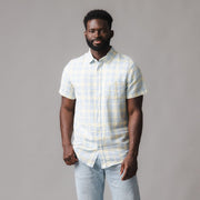 Linen Short Sleeve Button Down Shirt