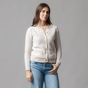 Organic Tweed Sweater Cardigan