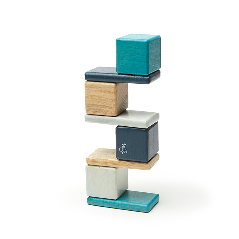 Original Pocket Pouch <br>magnetic Wooden Blocks <br>8 Pieces