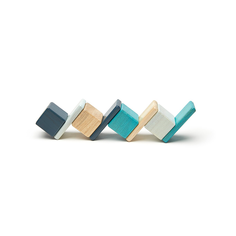 Original Pocket Pouch <br>magnetic Wooden Blocks <br>8 Pieces