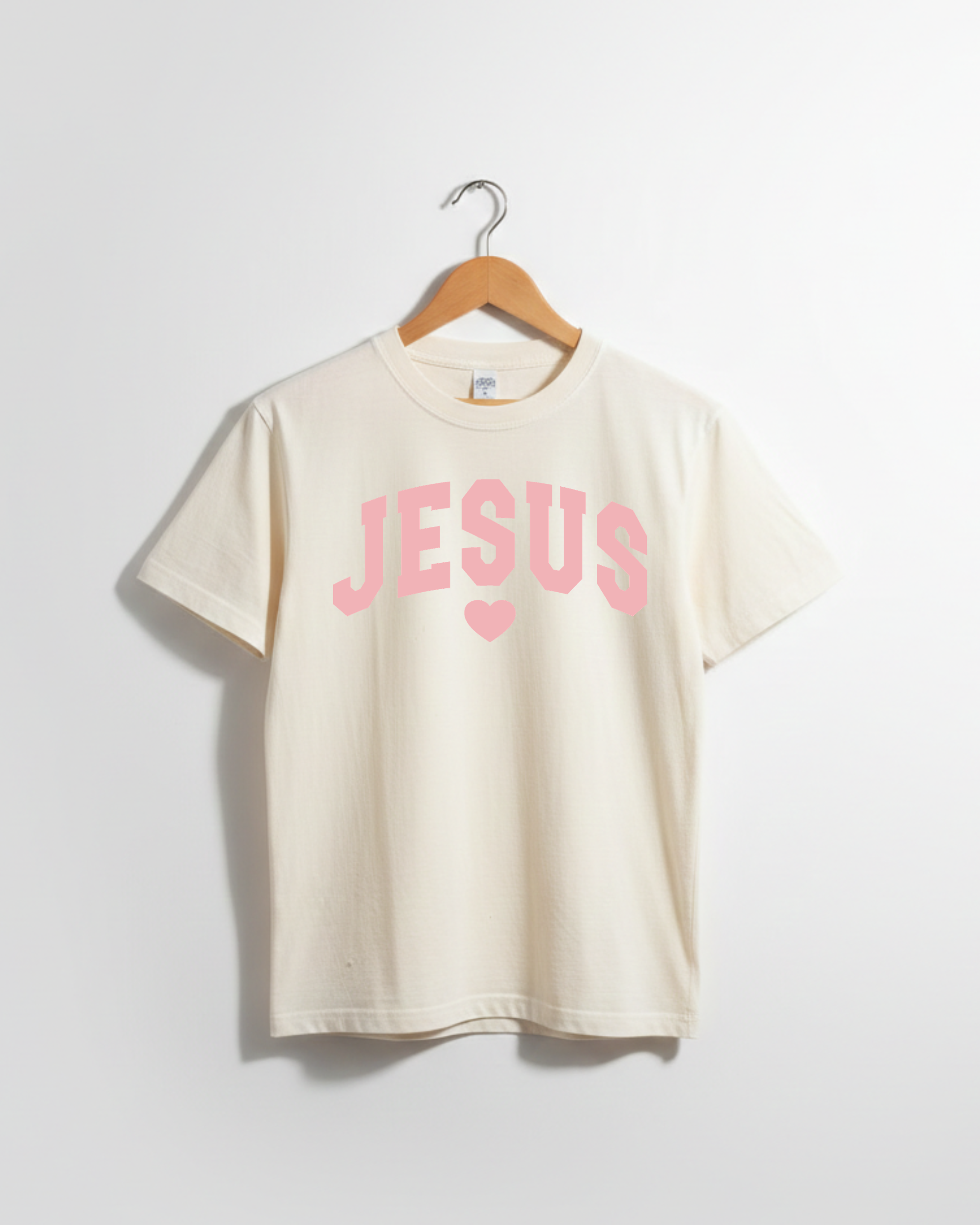 Jesus Varsity 🩷 Tee Or Pullover