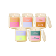 Candle Jar W/lid - Color Me Happy