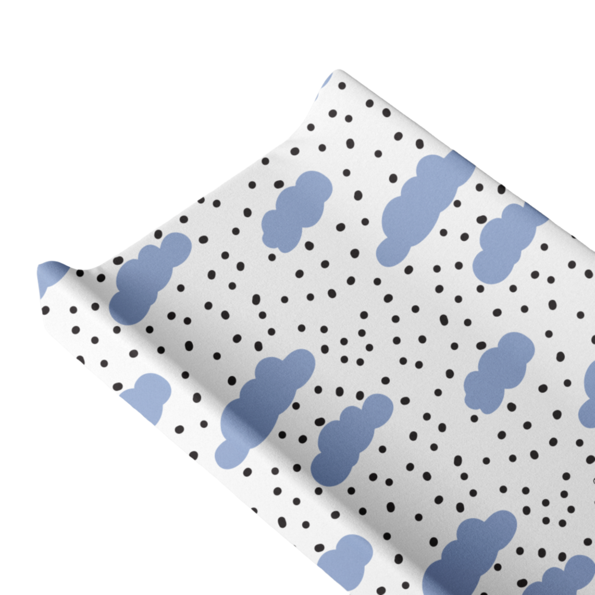 Blue Clouds Organic Changing Pad Cover