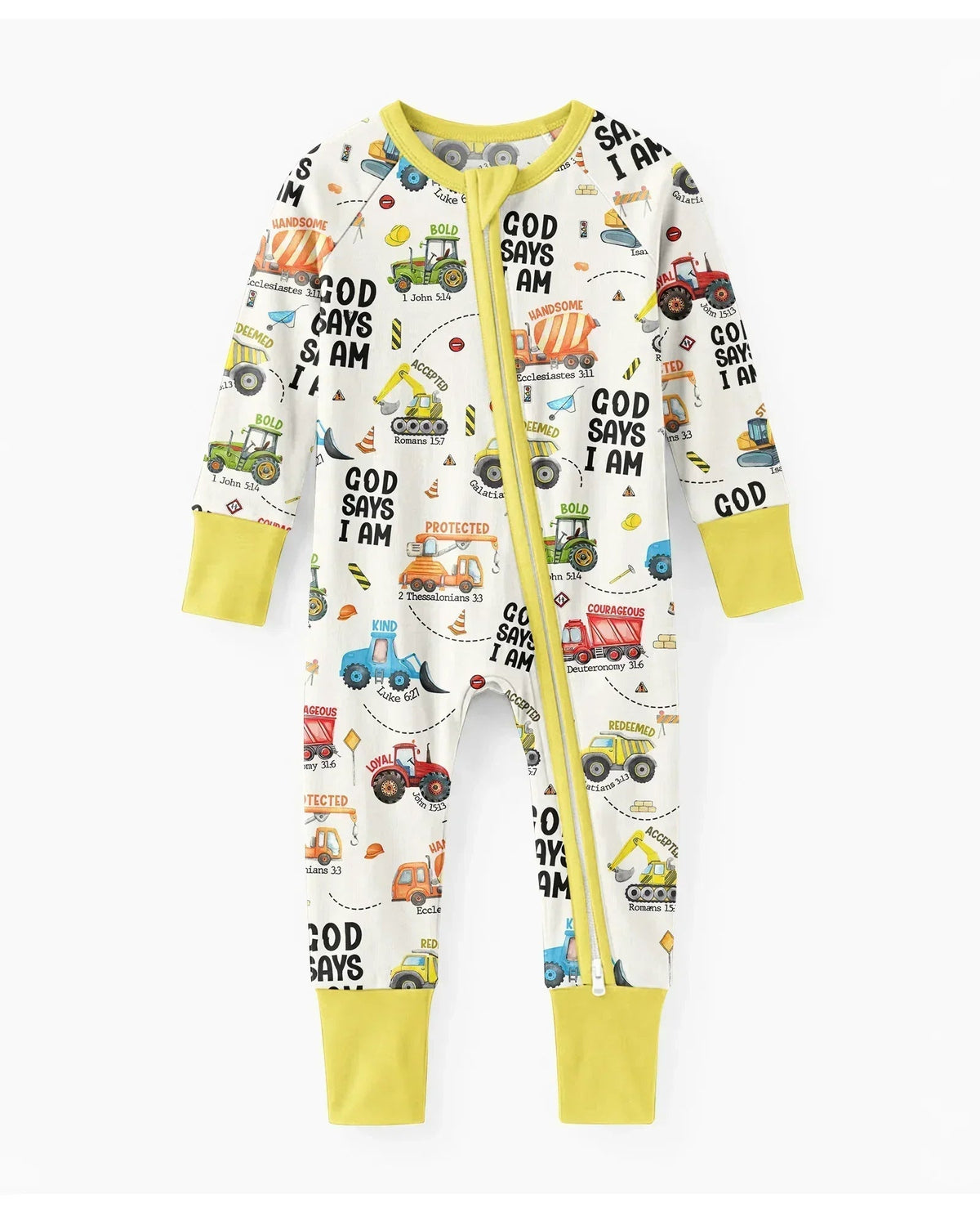 God Says I Am Boy Bamboo Convertible Zippy