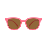 Classic Wayfarer Sustainable Sunglasses | Bio-based · Bendable · Polarized | Bubble Gum