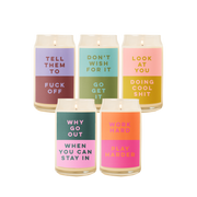 Candle Can Glass - Color Me Happy