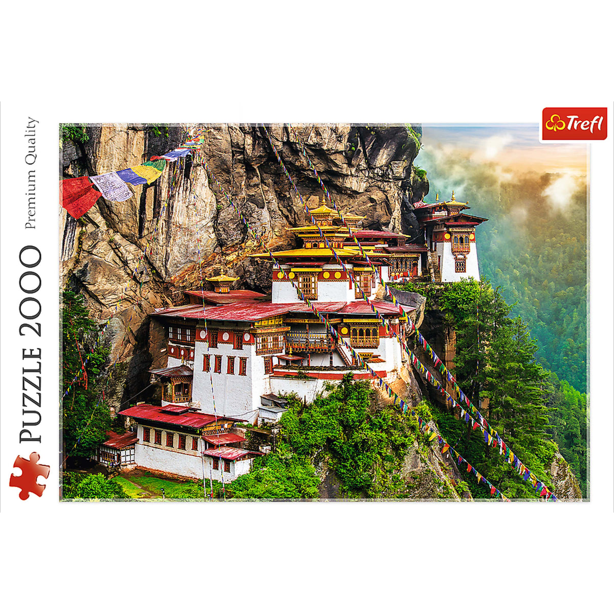 Red Tiger's Nest, Bhutan 2000 Piece Puzzle