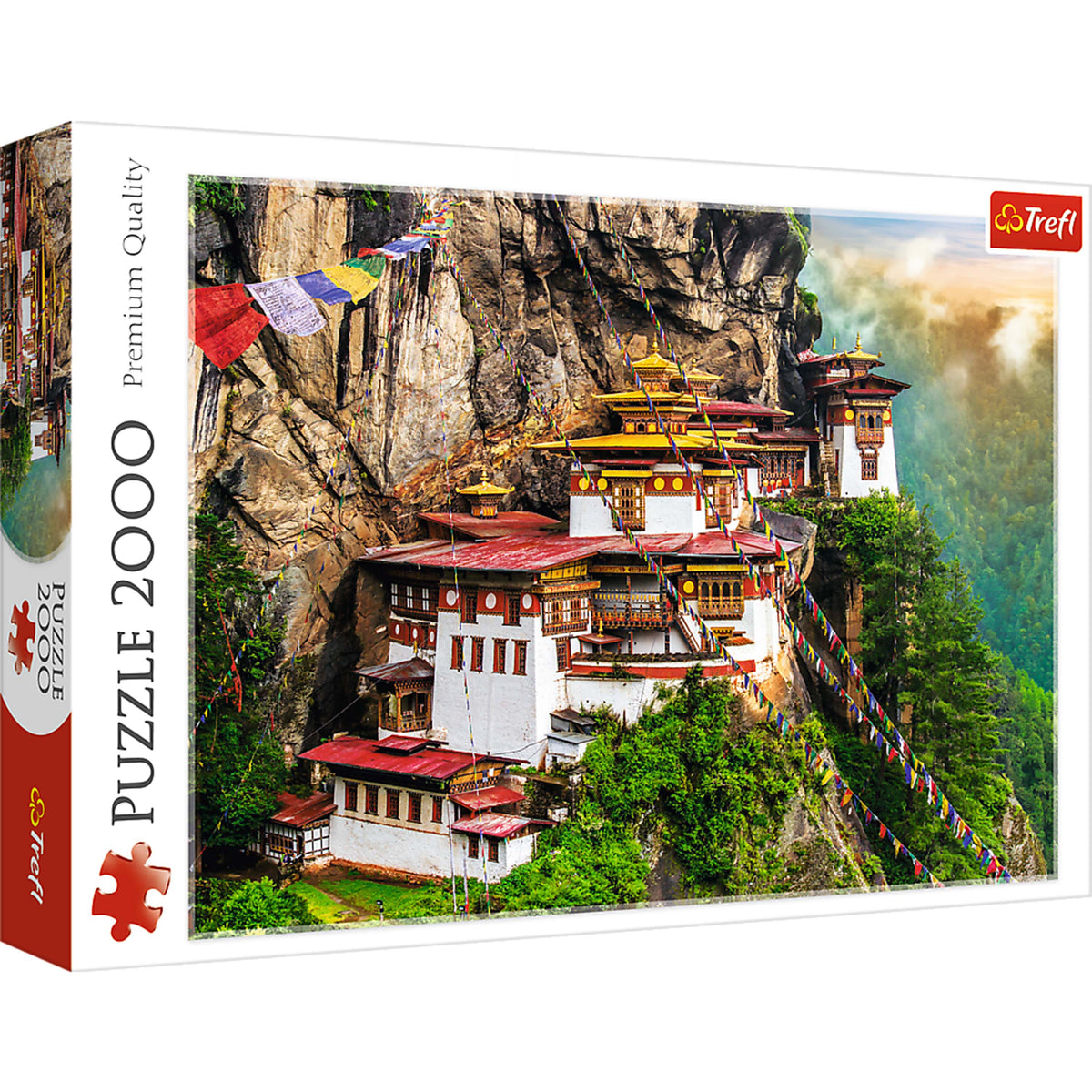 Red Tiger's Nest, Bhutan 2000 Piece Puzzle