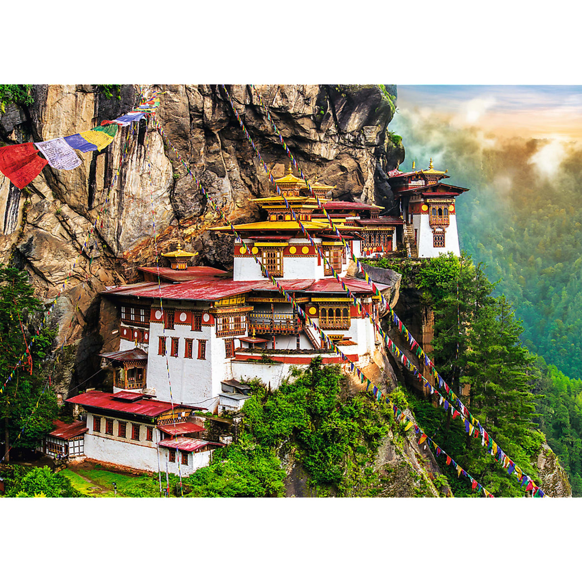 Red Tiger's Nest, Bhutan 2000 Piece Puzzle