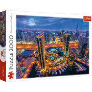Red Lights Of Dubai 2000 Piece Puzzle