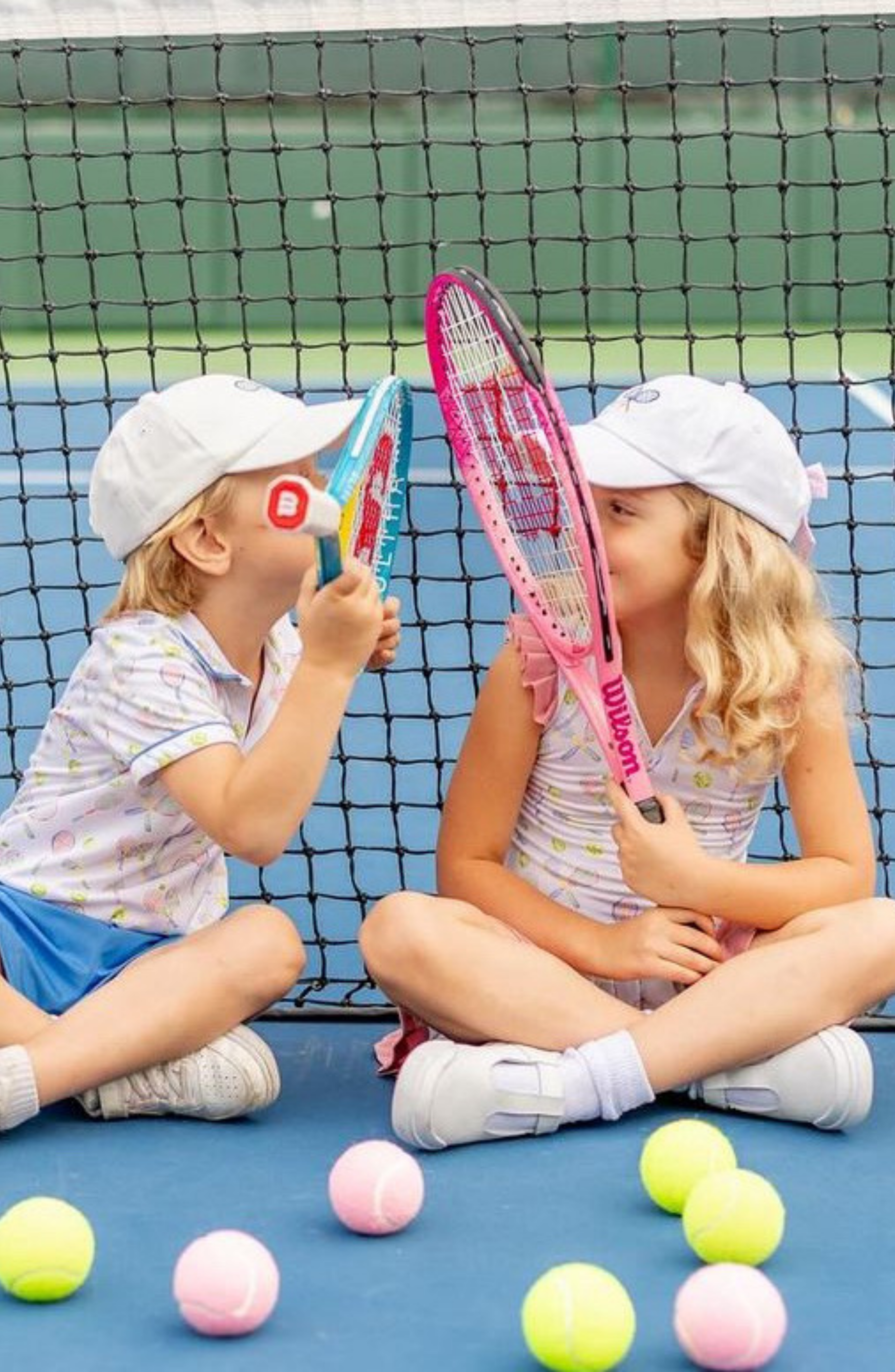 Tennis Bow Baseball Hat (girls)
