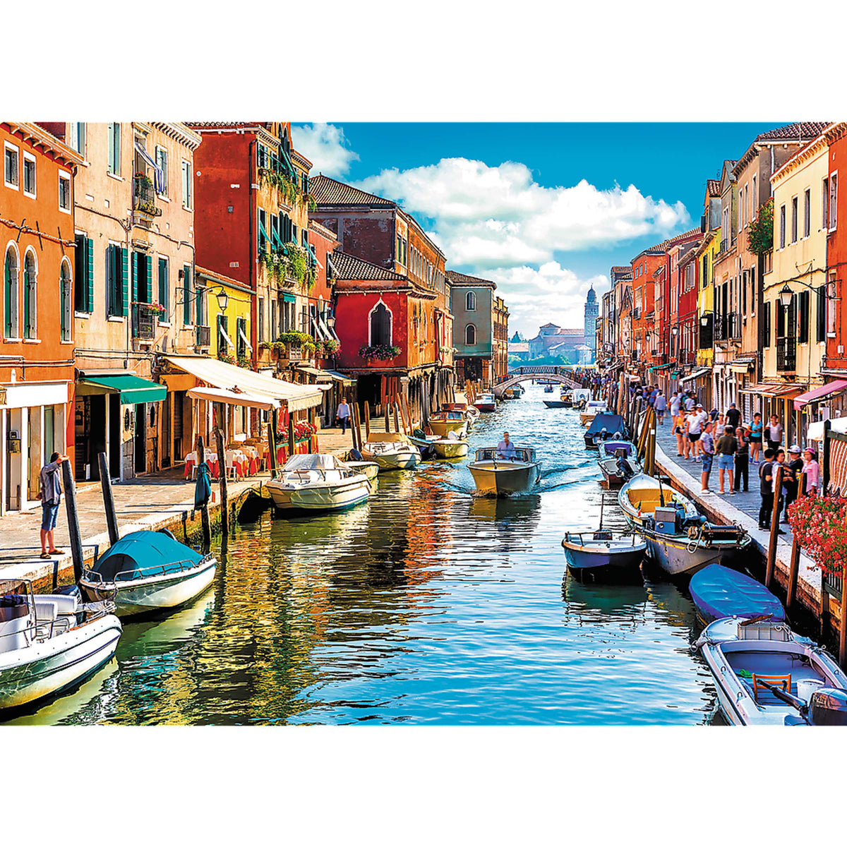 Red Murano Island, Venice 2000 Piece Puzzle