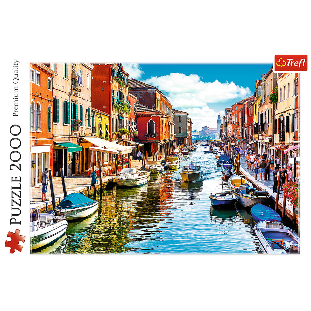 Red Murano Island, Venice 2000 Piece Puzzle