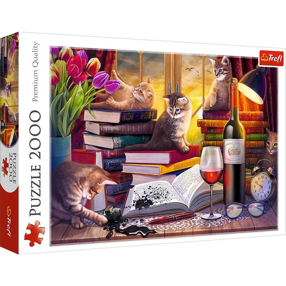 Red Cat's Evening 2000 Piece Puzzle