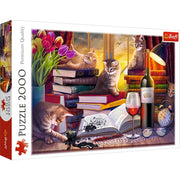 Red Cat's Evening 2000 Piece Puzzle