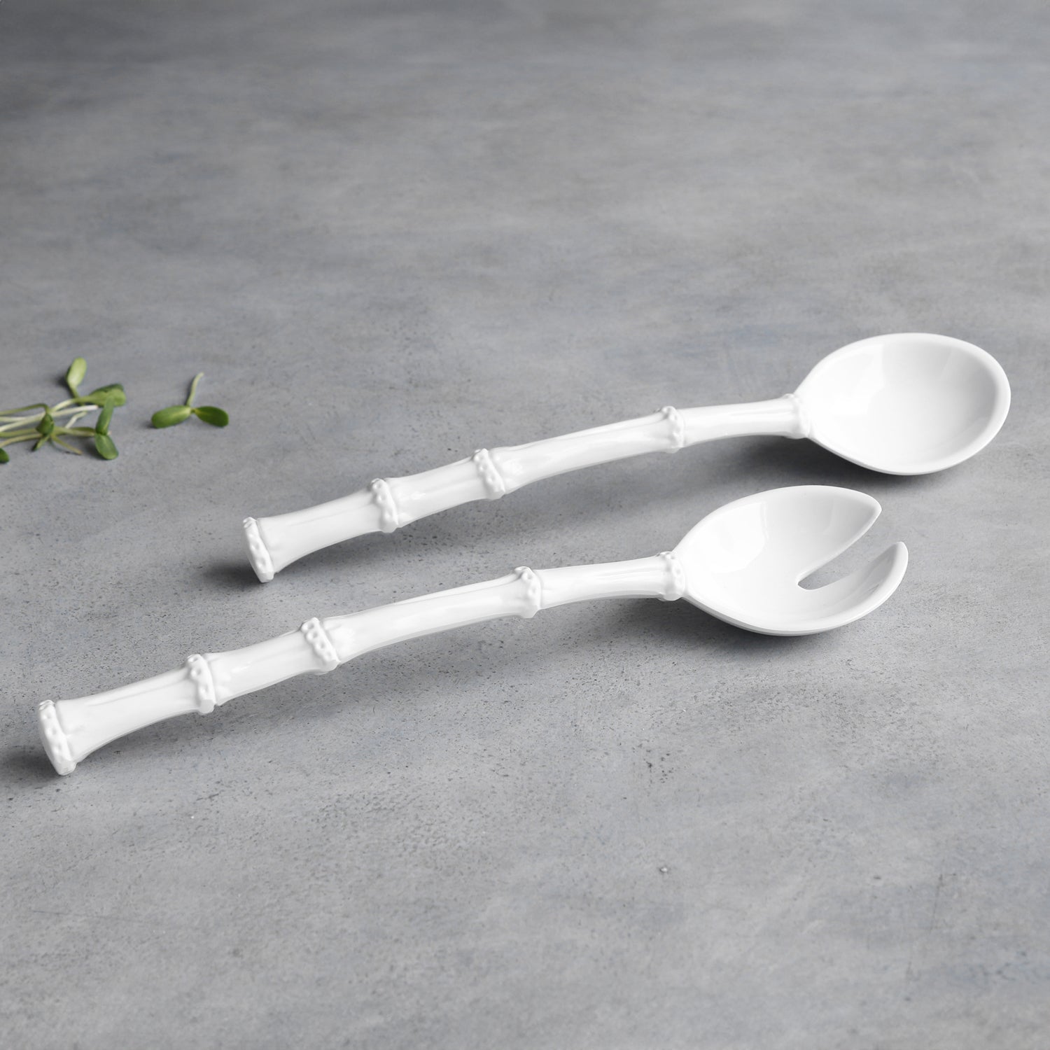 Beatriz Ball Vida Bamboo Lg Salad Servers (white) #2716