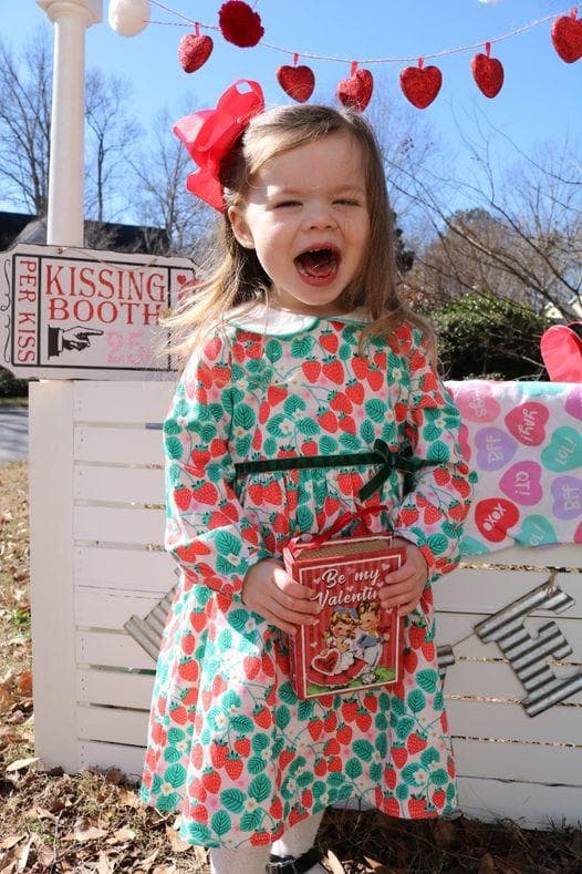 Vintage Mabel "love You Berry Much" Dress