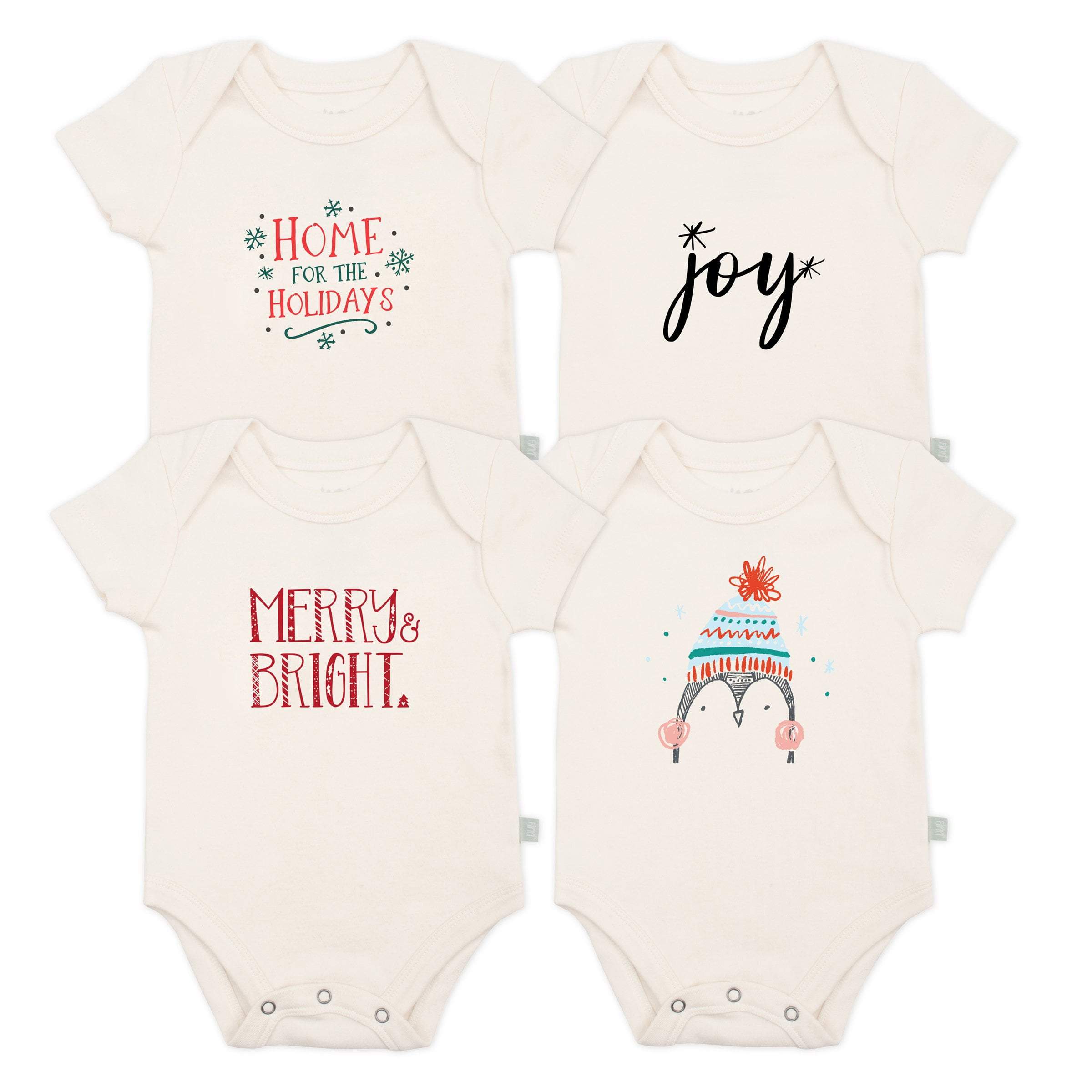 Graphic Bodysuit Set | Holiday 4 Pack + 1 Free