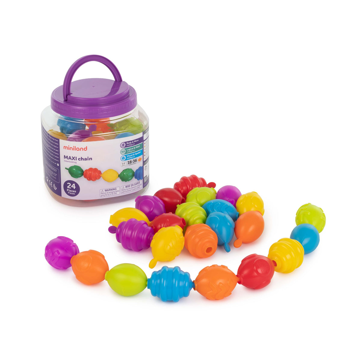 Maxichain-Interlocking (24 Pieces)