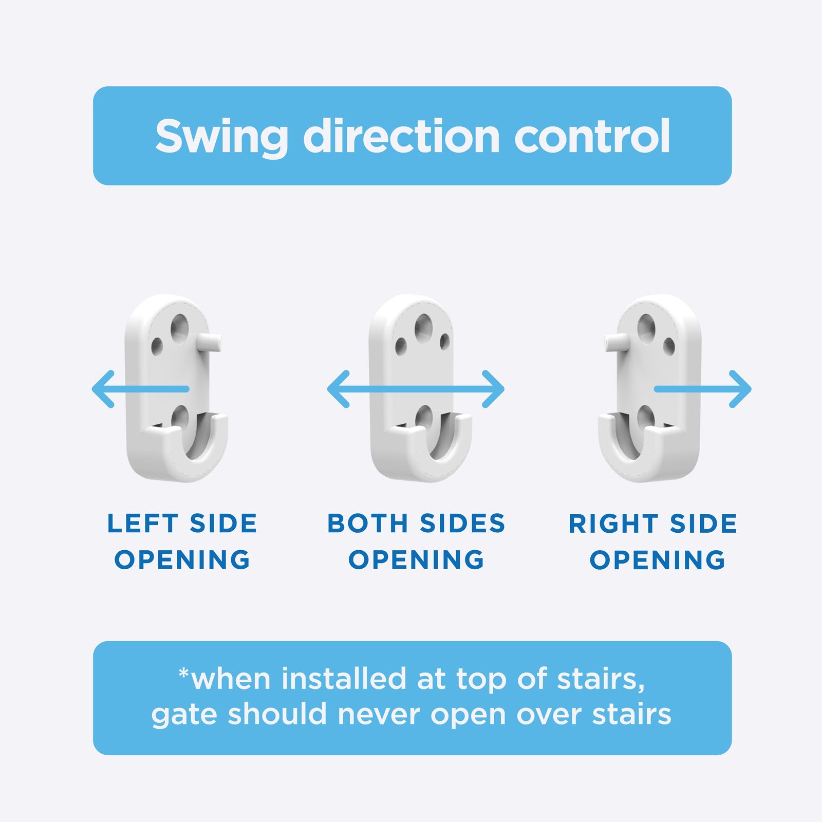 Superior Swing Baby Gate | Extra Wide & Extra Tall | 56" W X 36" H