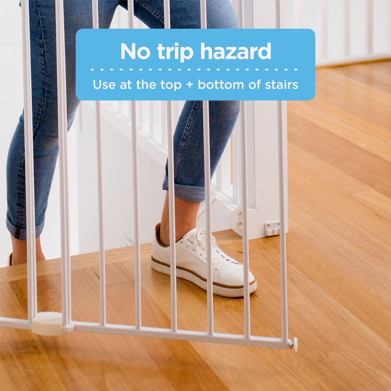 Superior Swing Baby Gate | Extra Wide & Extra Tall | 56" W X 36" H