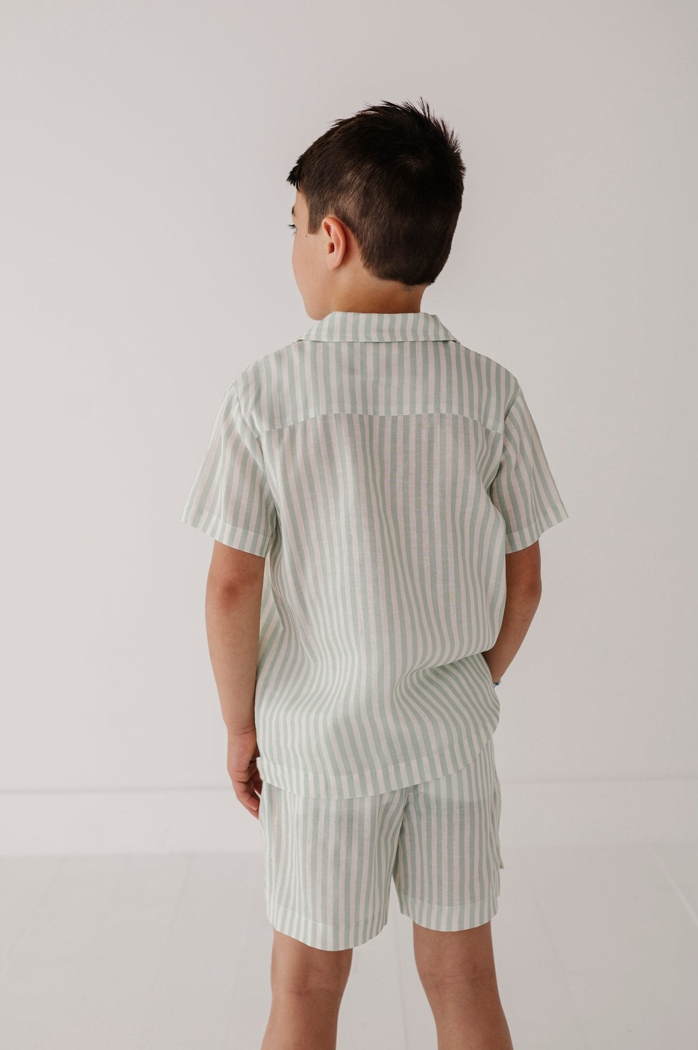 Boy's Drawstring Linen Shorts