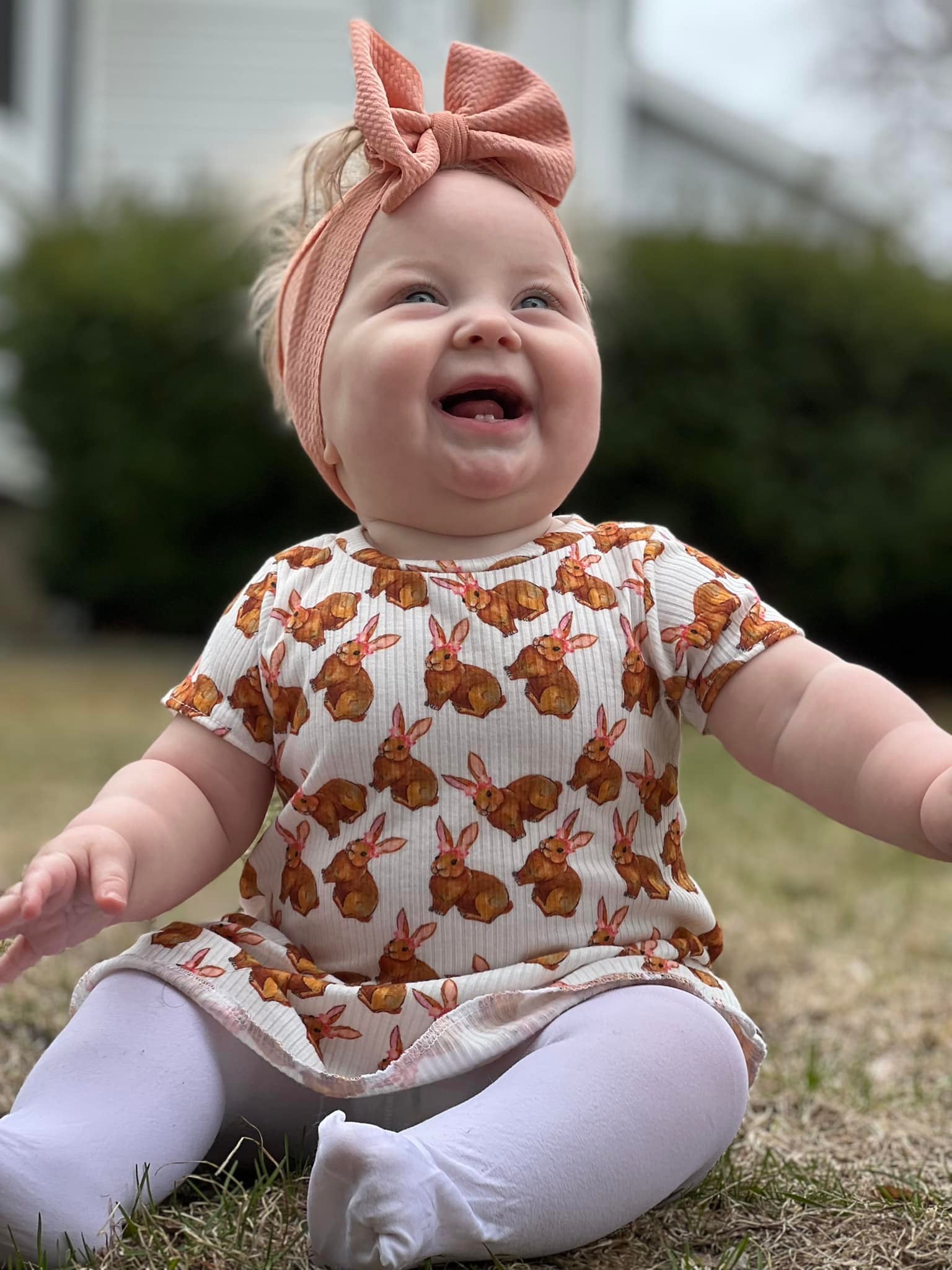 Easter Bunny Baby Dress