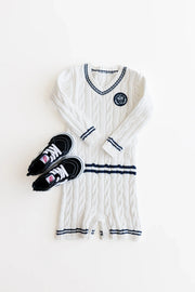 Varsity Sweater Romper