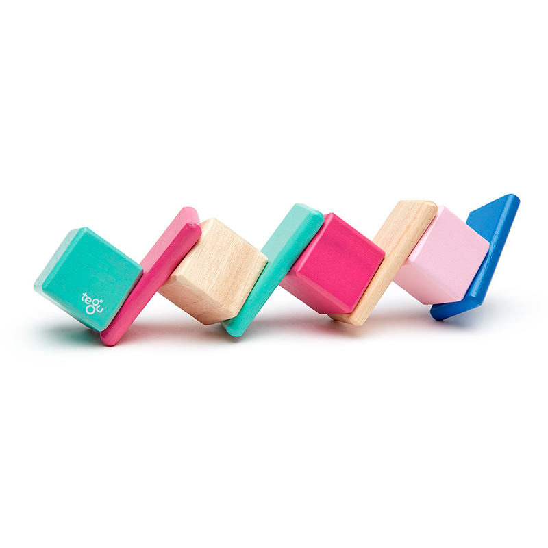 Original Pocket Pouch <br>magnetic Wooden Blocks <br>8 Pieces