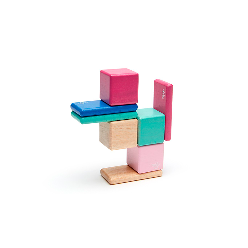 Original Pocket Pouch <br>magnetic Wooden Blocks <br>8 Pieces