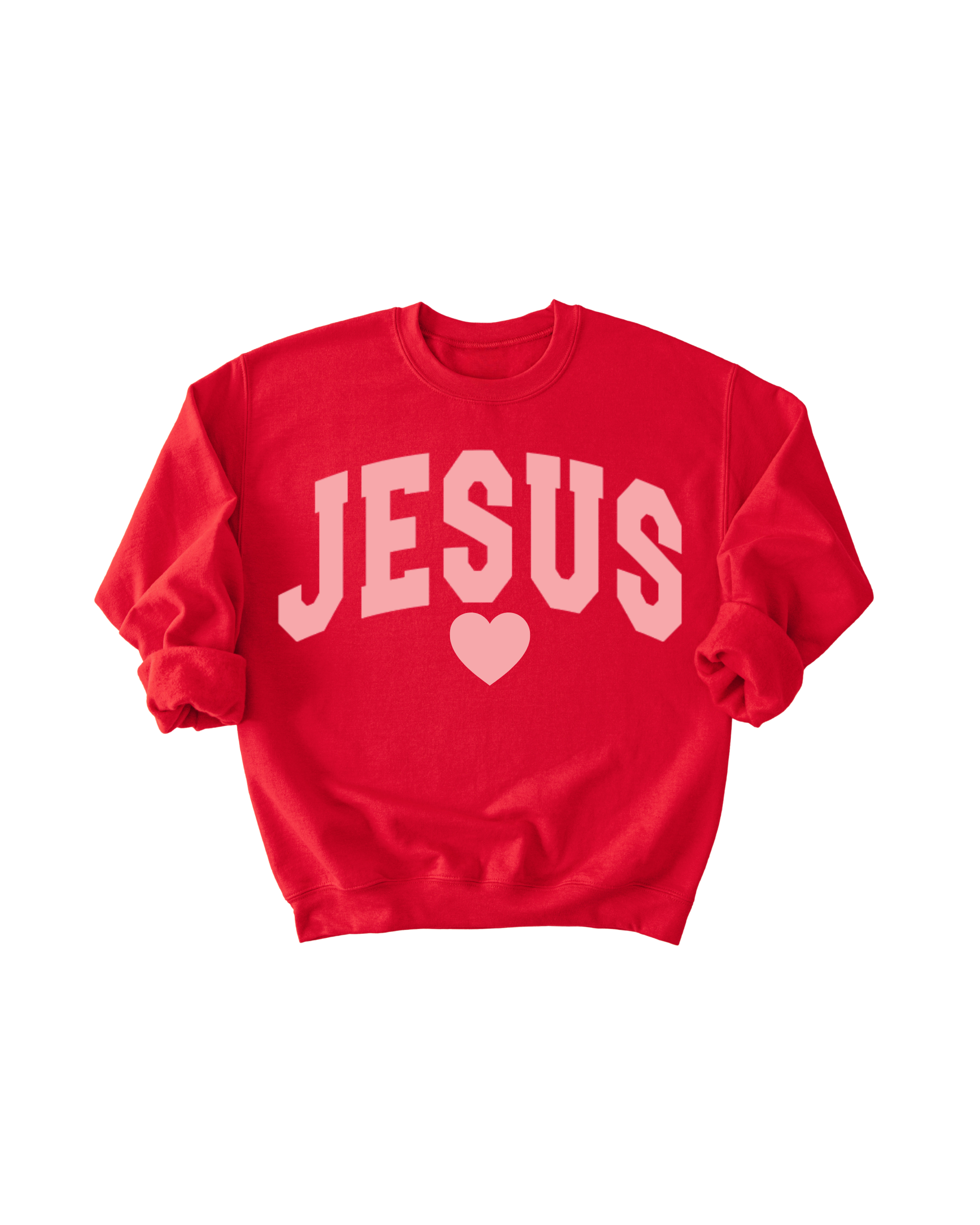 Jesus Varsity Sweatshirt - Valentine's Day Edition
