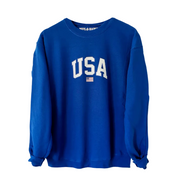 Usa Flag ♡ Adult Printed Sweatshirt