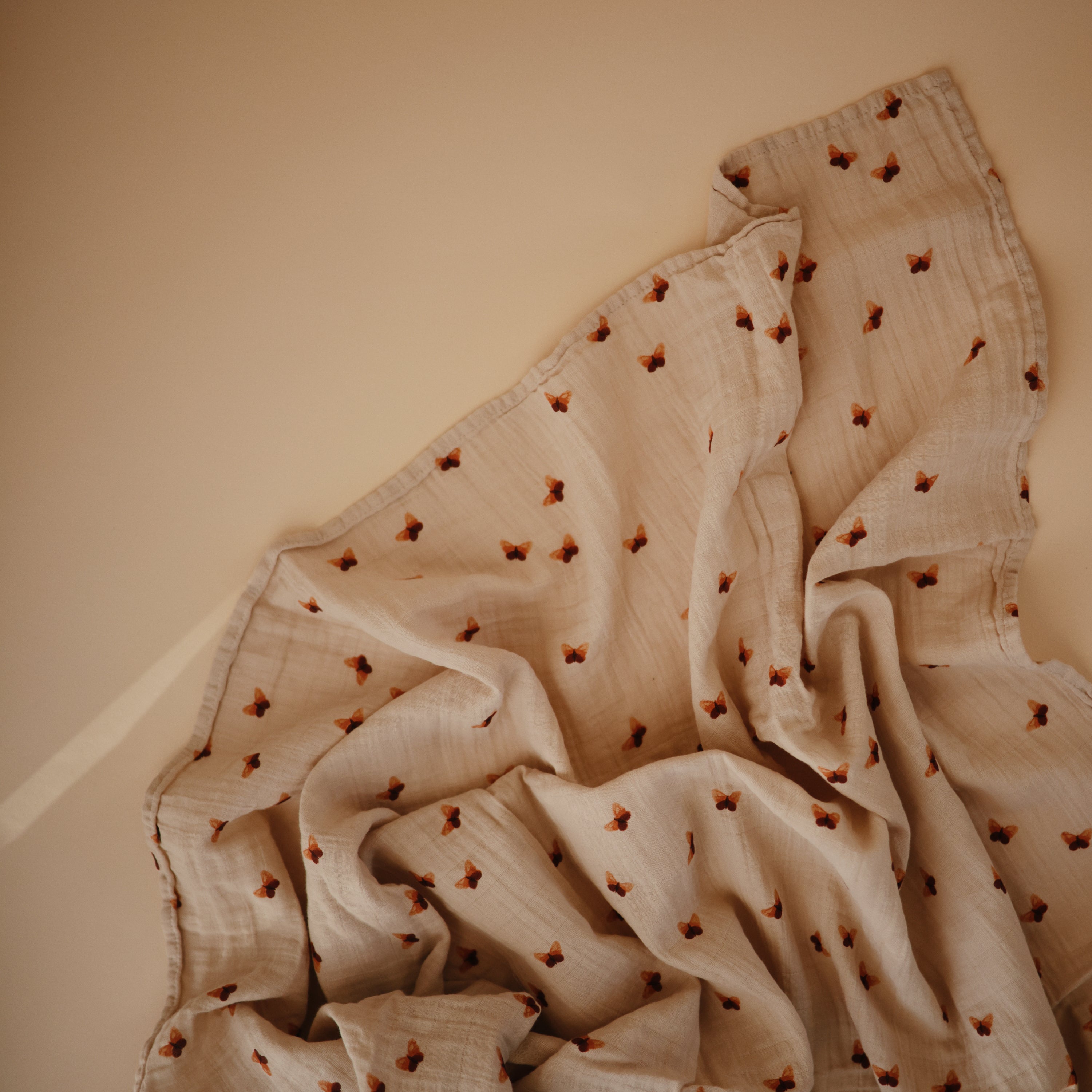 Organic Cotton Muslin Swaddle Blanket