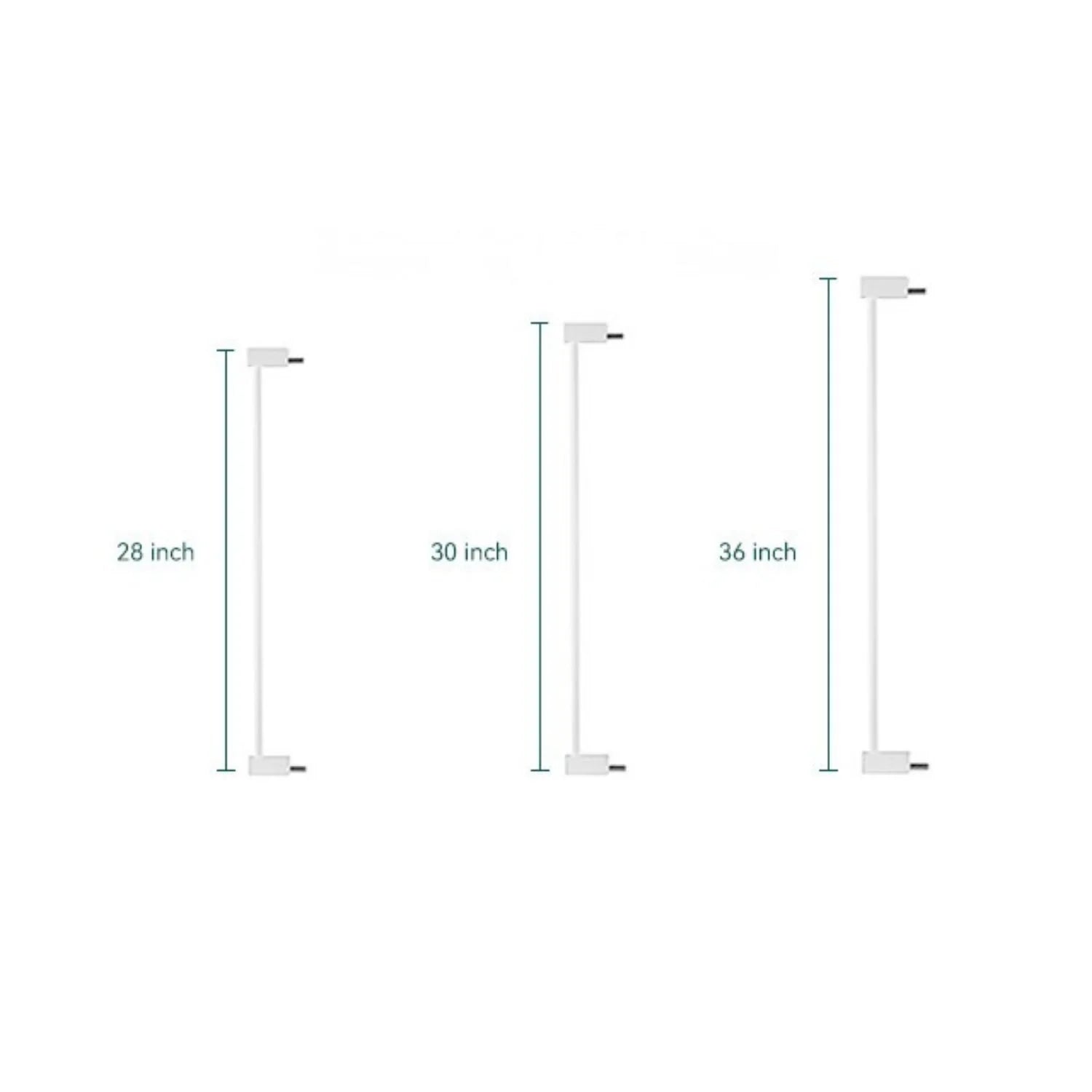 28” & 30“ & 36" Tall Gate Extension | Baby&pet Gate Accessories For Stairs & Doorways