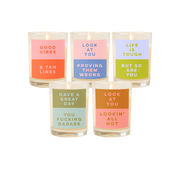 Candle Rocks Glass - Color Me Happy