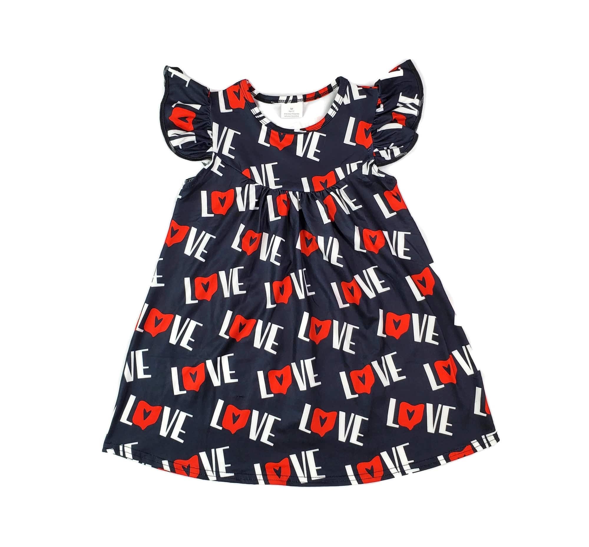 Ohio Milk Silk Flutter Dress