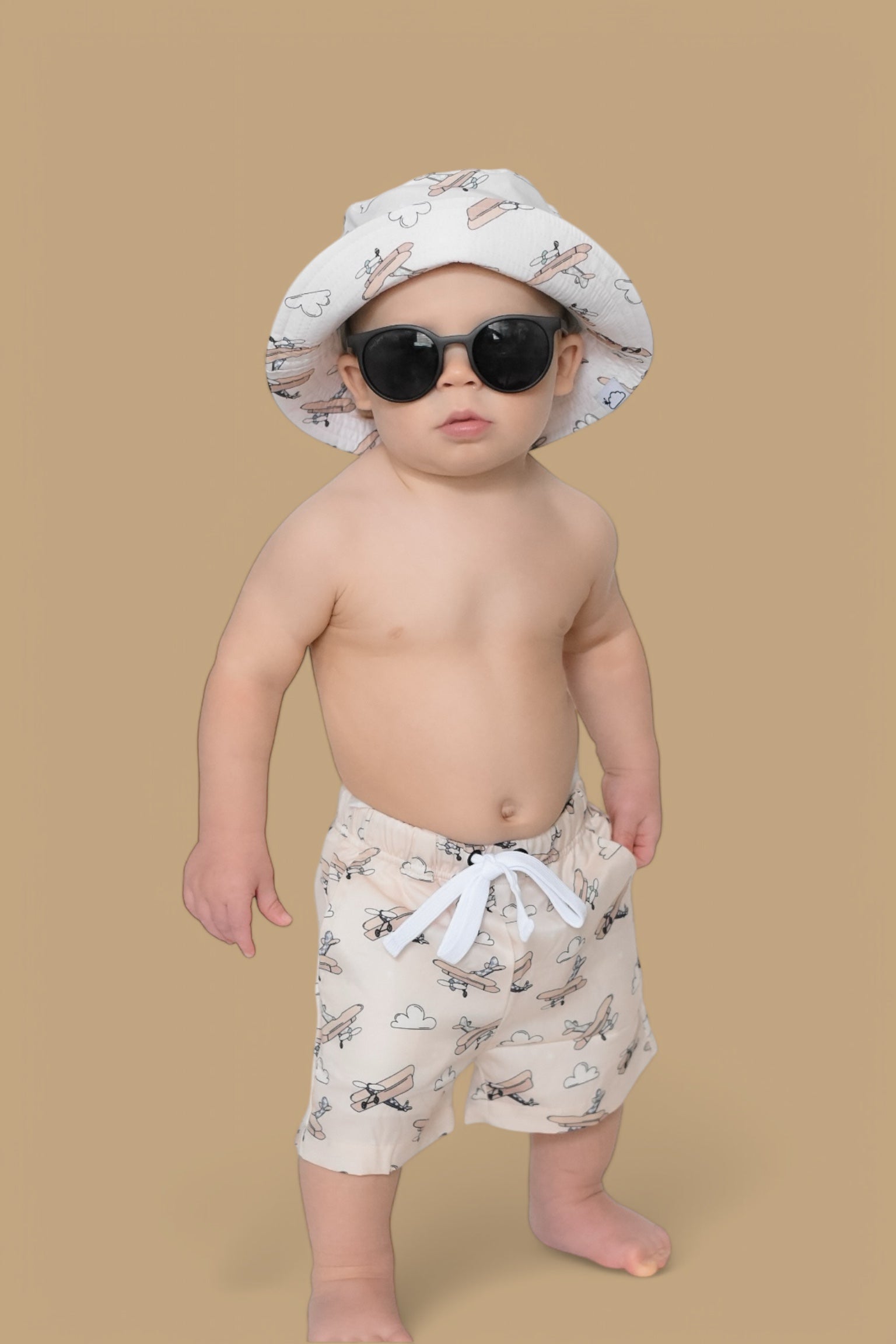 Plane Fun Boy's Dream Swim Trunks