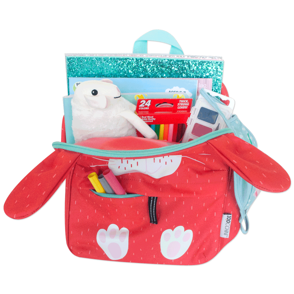 Toddler/kids Square Backpack - Bella The Bunny