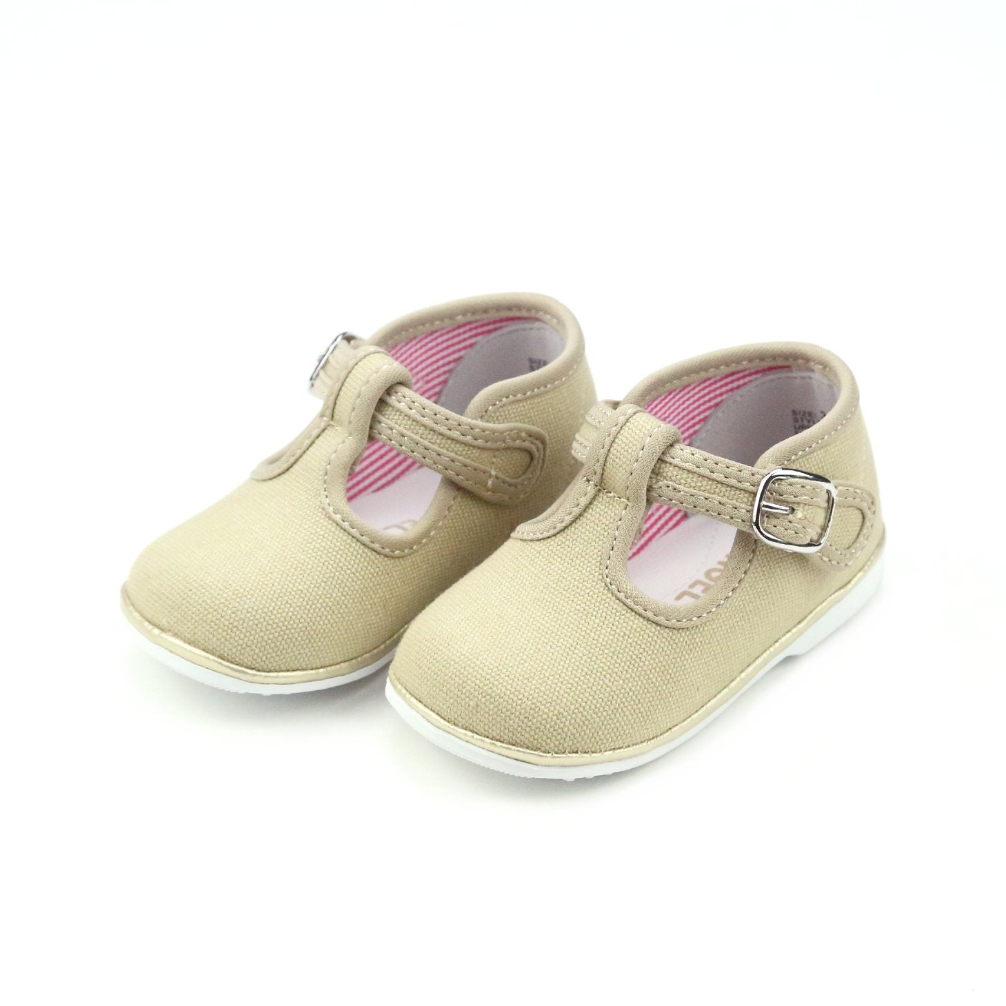 Poppy Canvas T-strap Mary Jane (baby)